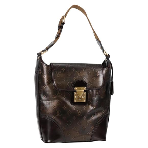 LOUIS VUITTON Monogram Bronze Serjan GM Shoulder Bag Bronze M95462 - Picture 1 of 16